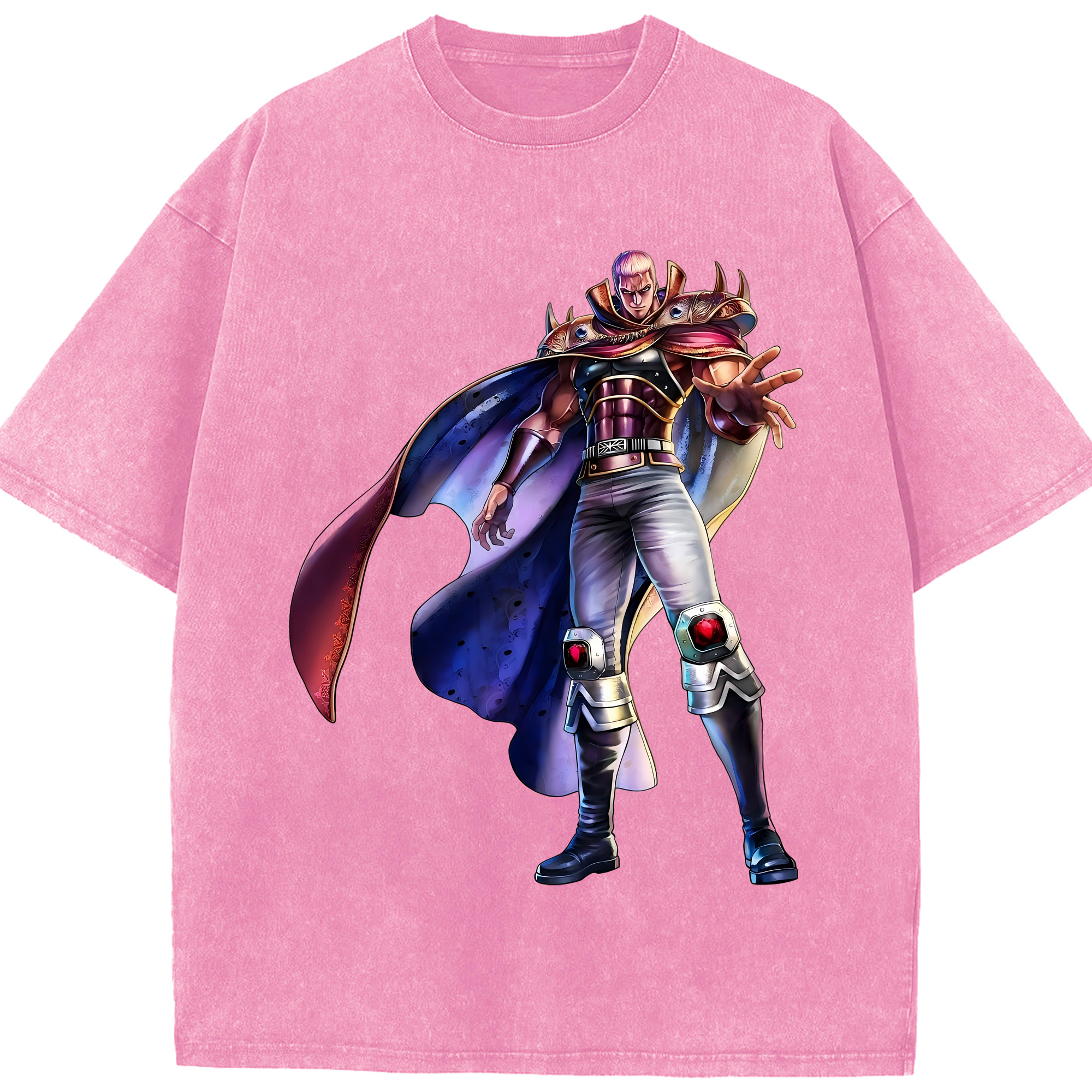 （画像用） 北斗の拳 Fist of the North Star 綿100% ヴィンテージ風 半袖Tシャツ（フロントプリント）